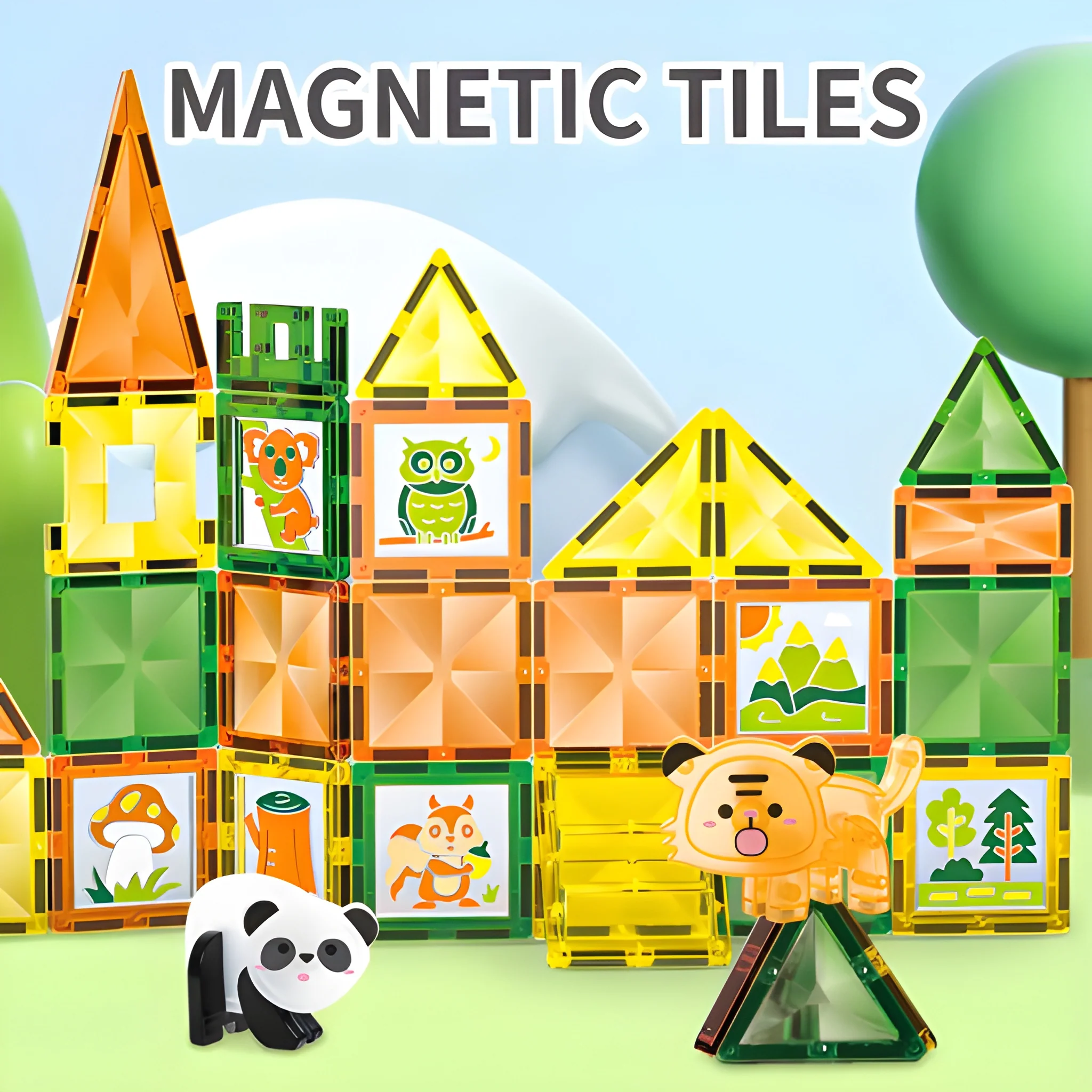 Window Art Magnetic Tiles 47 Pcs 4 - buy in Pakistan from Safencia